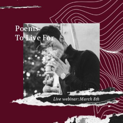  Instagram Post Video Creator to Announce a Live Webinar 4018