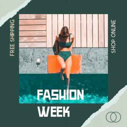 Instagram Post Video Maker for a Fashion's Brand Summer Sale