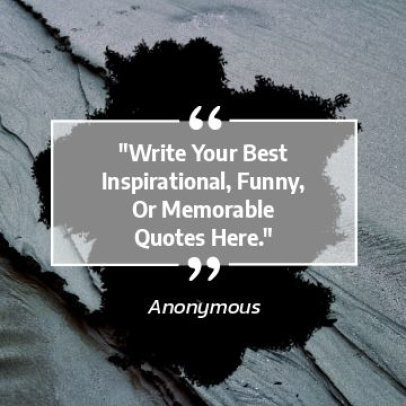 Minimal Instagram Post Video Maker Featuring an Inspiring Quote