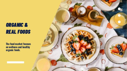 Slideshow Video Maker Featuring a Food Product Catalog 3958