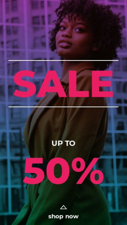 Instagram Story Video Template for an Apparel Brand's Sale Promo