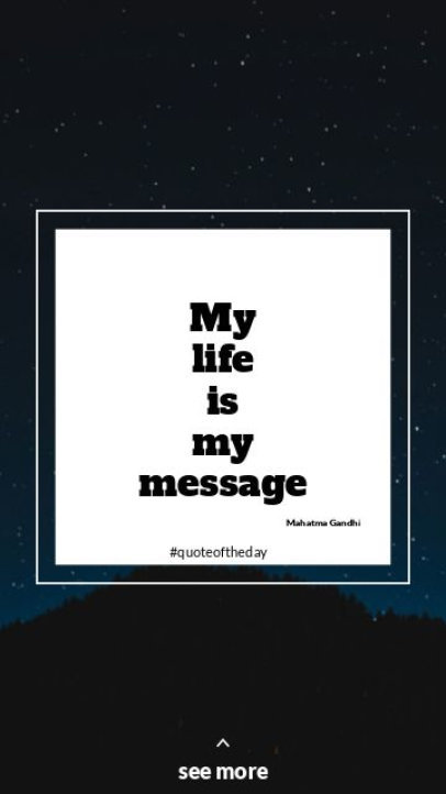 Minimalistic Instagram Story Video Maker Featuring an Inspiring Quote 3933-el1