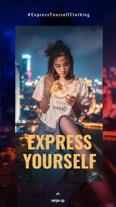 Instagram Story Video Maker for a Clothing Business Featuring Bold Fonts 4064-el1