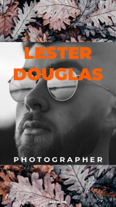 Simple Instagram Story Video Template for Photographers