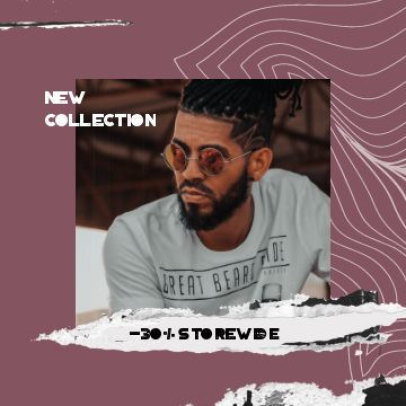 Instagram Post Video Template for a Clothing Brand's Storewide Discount Ad