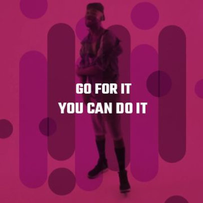 Instagram Post Video Maker Featuring a Quote and Abstract Animated Graphics