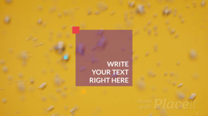 Modern Slideshow Video Maker Featuring Different Animated Textures 3444-el1