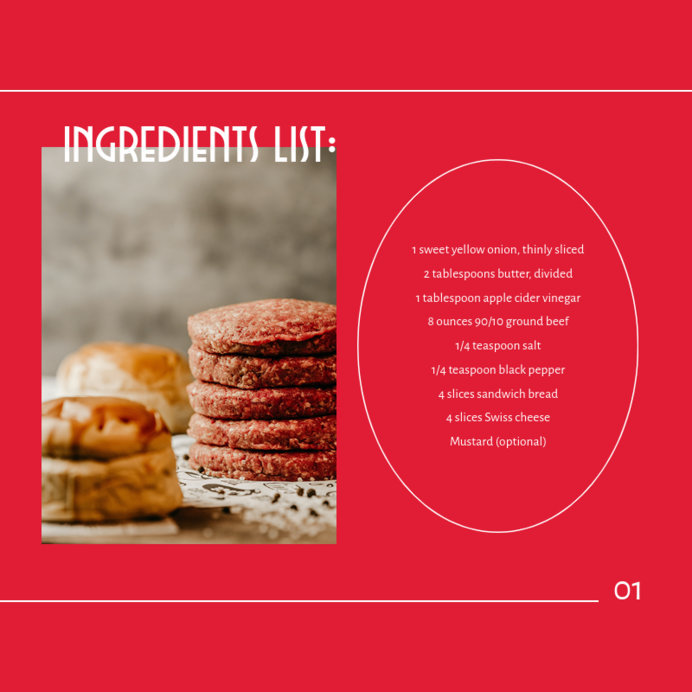 Placeit - Instagram Post Creator with a Simple Layout for a Recipe's ...