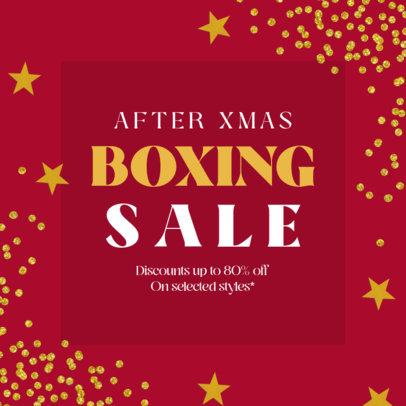 Instagram Post Design Maker for After Christmas Sales