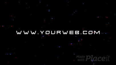 Intro Video Creator With a Colorful Logo Reveal and Glitch Effects