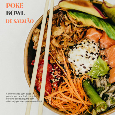 Instagram Post Design Template With a Carousel Layout and Food Recipes