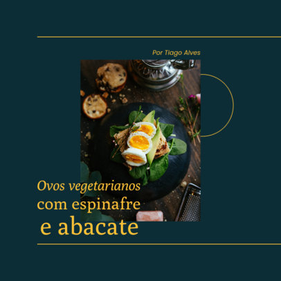 Instagram Post Maker for a Healthy Breakfast Recipe Carrousel