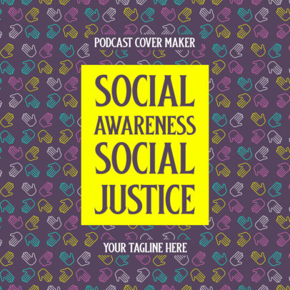 Podcast Cover Generator With a Social Awareness Theme