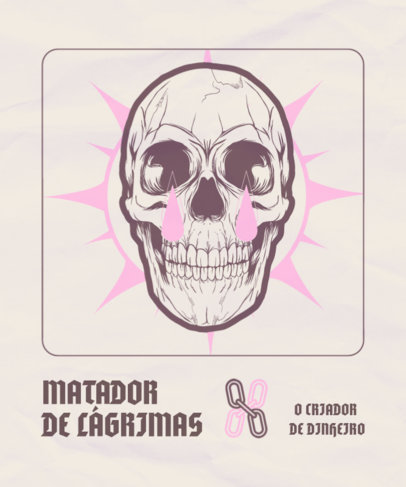 T-Shirt Design Generator Featuring Illustrations Inspired by Trap Music