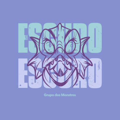 Logo Generator for a Streetwear Store Featuring an Aquatic Cryptid