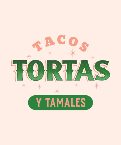 Quote T-Shirt Design Maker for Mexican Food Enthusiasts