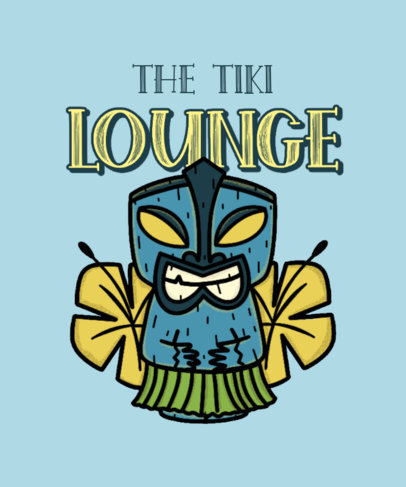 Retro T-Shirt Design Creator with a Tiki Aesthetic