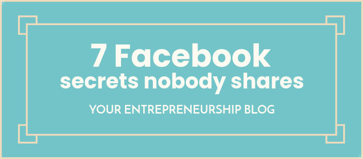Simple Facebook Cover Template for an Entrepreneurship Blog