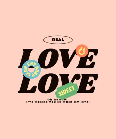 T-Shirt Design Maker Featuring Cool Fonts and Fun Stickers