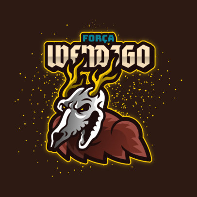 Logo Generator for a Gaming Streamer Featuring a Cryptid Graphic