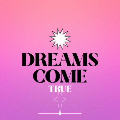 Instagram Post Design Creator Featuring Quotes and Gradient Backgrounds