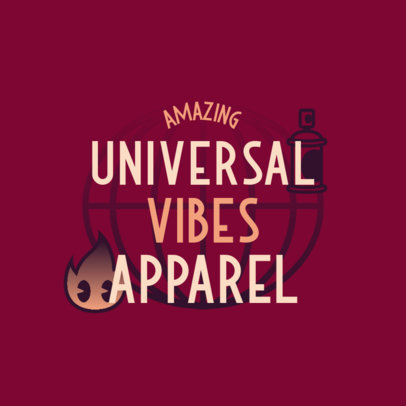 Apparel Store Logo Maker Featuring Modern Fonts and Fun Icons