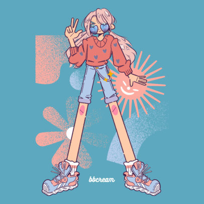 Avatar Maker Featuring Fashion-Inspired Illustrations With an Anime Style