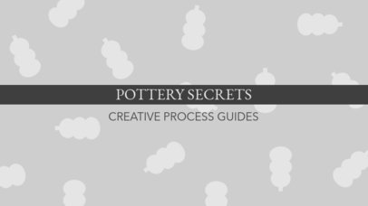 Simple YouTube Banner Maker with a Pottery-Themed Background 4247a