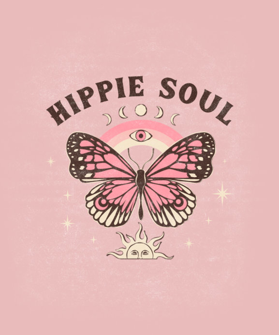 Placeit - Esoteric T-Shirt Design Creator with a Butterfly Theme