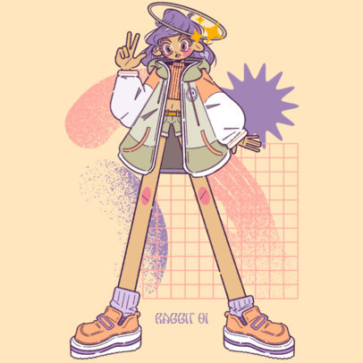 Fashion-Inspired Avatar Logo Generator with a Modern Illustration Style 4829b