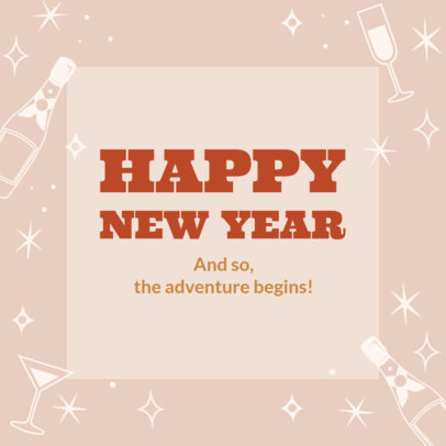 Instagram Post Generator Featuring New Year Quotes