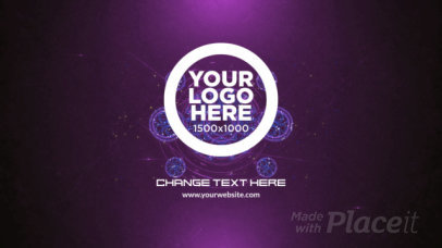 Futuristic-Themed Intro Creator with a Logo-Reveal Animation