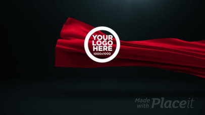 Classy Intro Video Maker Featuring a 3D Cloth Animation 3267-el1