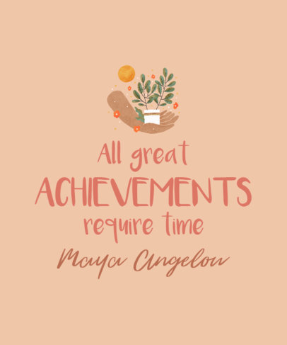 T-Shirt Design Creator with a Lovely Graphic and a Black History Month Quote