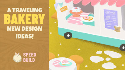 YouTube Thumbnail Template with Graphics Inspired by Animal Crossing 4277