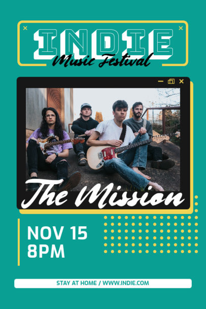 Online Poster Creator for a Music Festival 1890b-el1