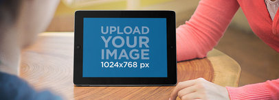 Black iPad With The Friends Wide