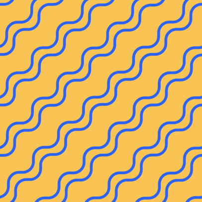 Seamless Wrapping Paper Print Pattern Generator Featuring Wavy Lines