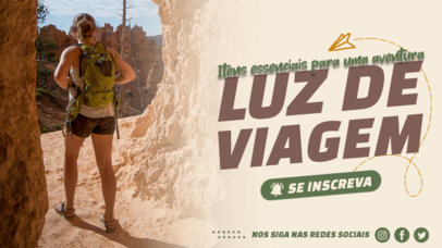 YouTube Thumbnail Design Creator for a Travel Vlog