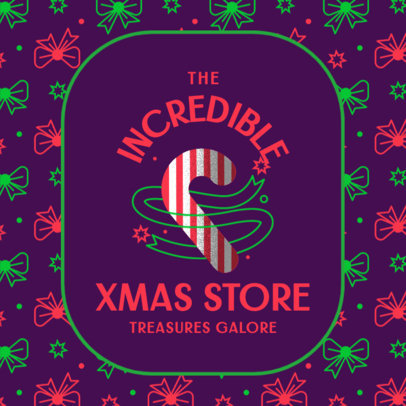 Bazaar Logo Generator Featuring Christmas Graphics