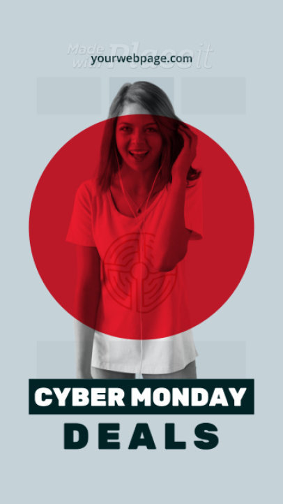 Instagram Story Video Generator for a Cyber Monday Sale