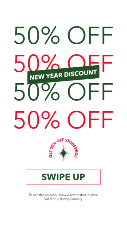 Instagram Story Design Generator With New Year Discounts