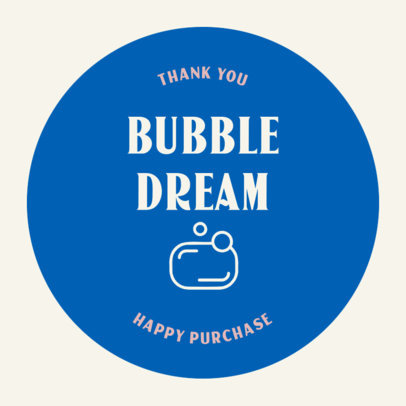 Sticker Design Generator for an Artisanal Soap Store 4272a