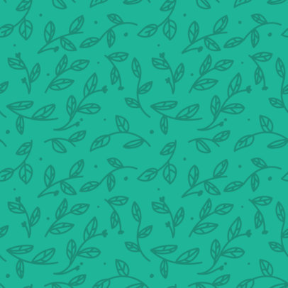 Wrapping Paper Design Generator with Leaf Doodles