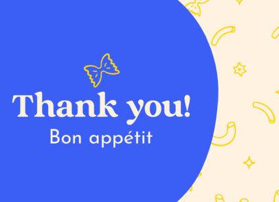 Greeting Card Design Generator for a Catering Service