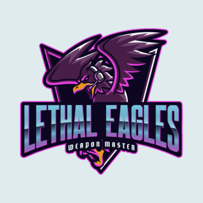 Logo Design Creator Featuring a Gamer Eagle
