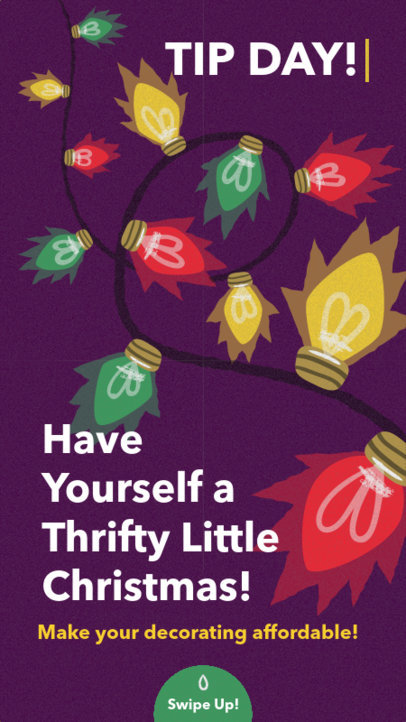 Facebook Story Design Generator for Thrift Store Christmas Decor Ideas 4840g