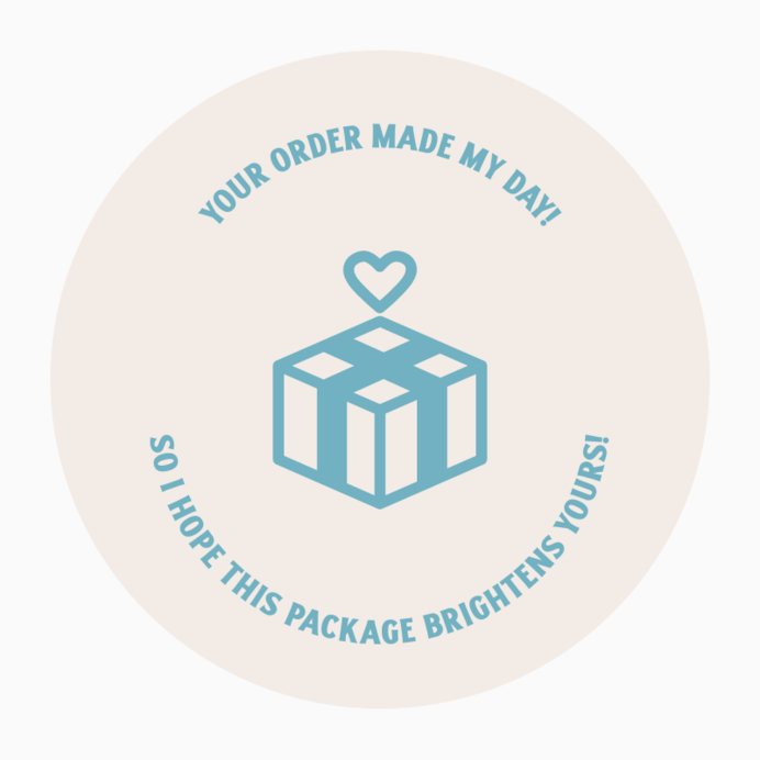 Placeit - Sticker Design Template for a Small Business with a Package ...