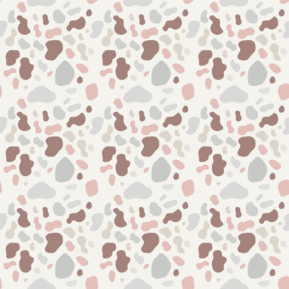 Print Pattern Template Featuring Earth-Tone Terrazzo Graphics 4272f