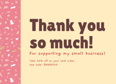 Greeting Card Generator Featuring a Small Business Supportive Quote